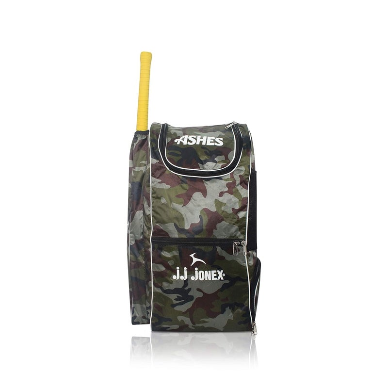 Jonex JJ Ashes Cricket Kit Bag with Shoe Compartment - Large Capacity Duffel - Green - Image 2